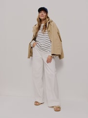 Smith & Soul Off White Wide Leg Jeans - Image 3 of 6