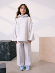 Grey/White Stripe Hoodie (3-16yrs) - Image 3 of 4