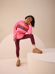 Pink Multi Stripe Zip Through Hoodie (3-16yrs) - Image 3 of 4