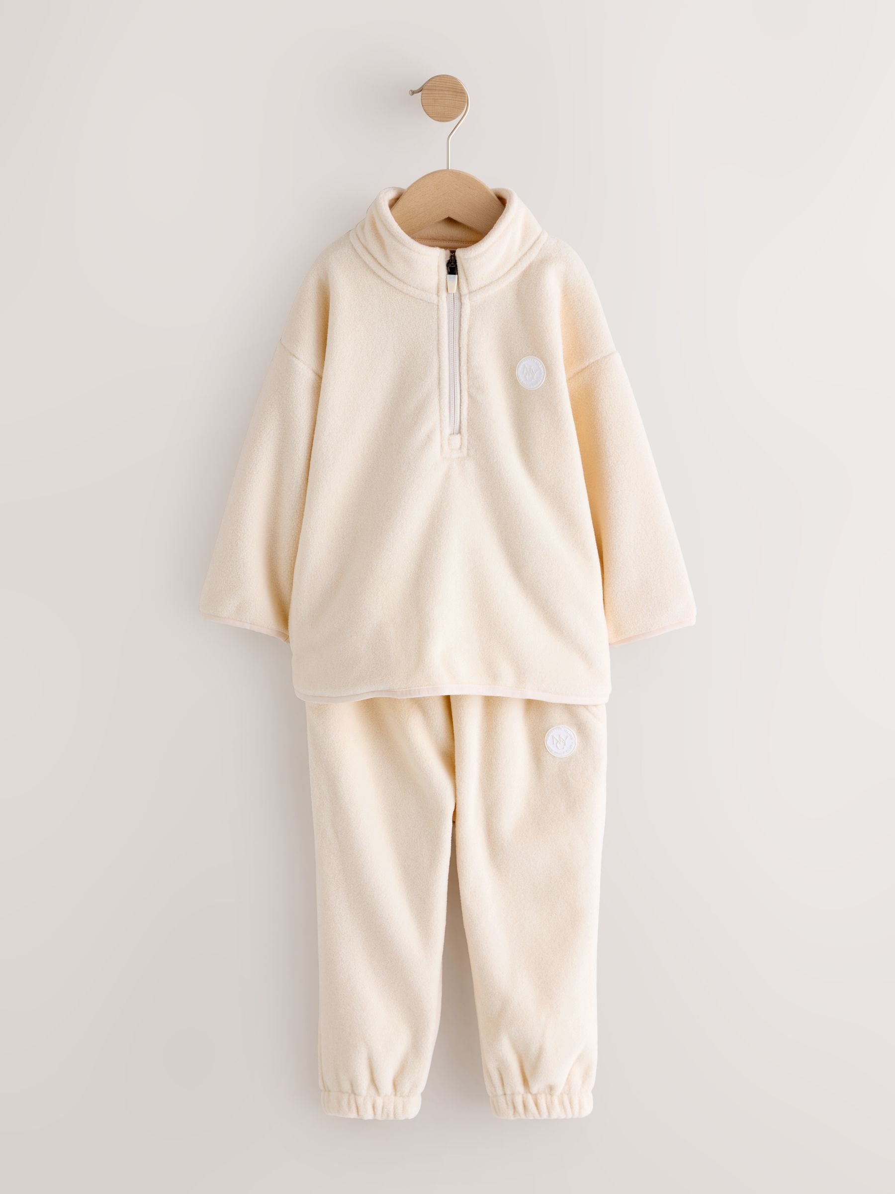 トップス andwang Fluffy fleece set beige F73240s.jpg