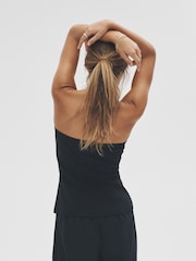 White/Black/Light Grey Marl/Chocolate Brown/Stripe - The Set 5er-Pack gerippte Bandeau-Tops - Bild 10 von 17
