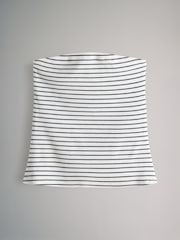 The Set White/Black/Light Grey Marl/Chocolate Brown/Stripe 5 Pack Ribbed Bandeau Tops - Image 3 of 8