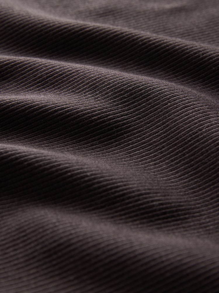 The Set White/Black/Light Grey Marl/Chocolate Brown/Stripe 5 Pack Ribbed Bandeau Tops - Image 8 of 8