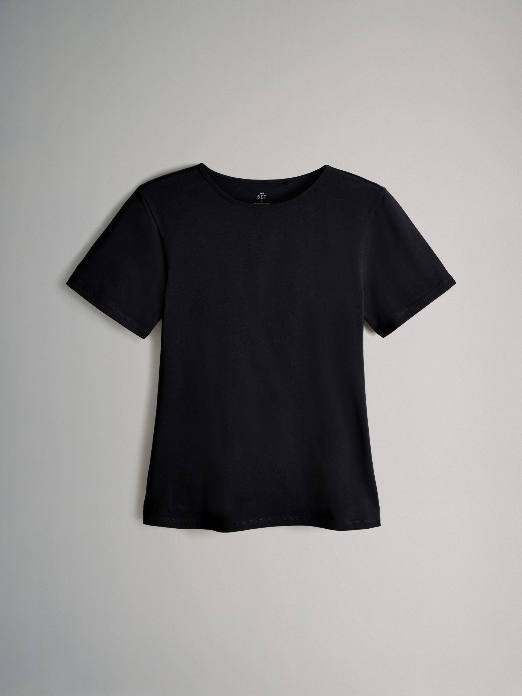 Buy The Set 5 Pack Short Sleeve Fitted Crew Neck T-Shirts White