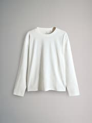 The Set Chocolate Brown/Berry/Mid Pink/Stripe/Cream 5 Pack Long Sleeved Relaxed T-Shirts - Image 2 of 8