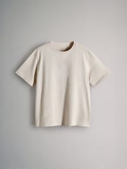 The Set Black/Dark Red/Warm Stone/Cream 4 Pack Relaxed Short Sleeve T-Shirts - Image 2 of 7