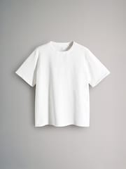 The Set Black/Dark Red/Warm Stone/Cream 4 Pack Relaxed Short Sleeve T-Shirts - Image 5 of 7