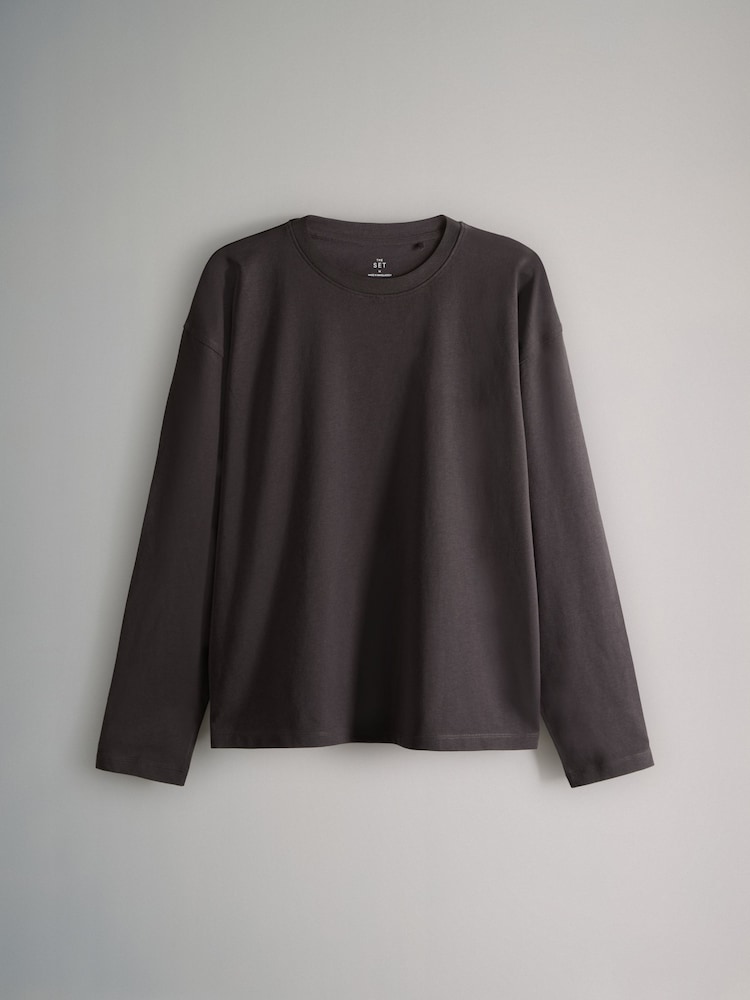 The Set 5 Pack de camisetas long sleeve relaxadas - Imagem 2 de 8
