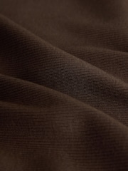 The Set Black/Chocolate Brown/Taupe Brown/Nude/White 5 Pack Long Sleeve Rib T-Shirts - Image 7 of 8
