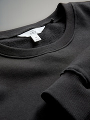 The Set Black 2 Pack Crew Neck Sweatshirt and Wide Leg Joggers - Image 5 of 5
