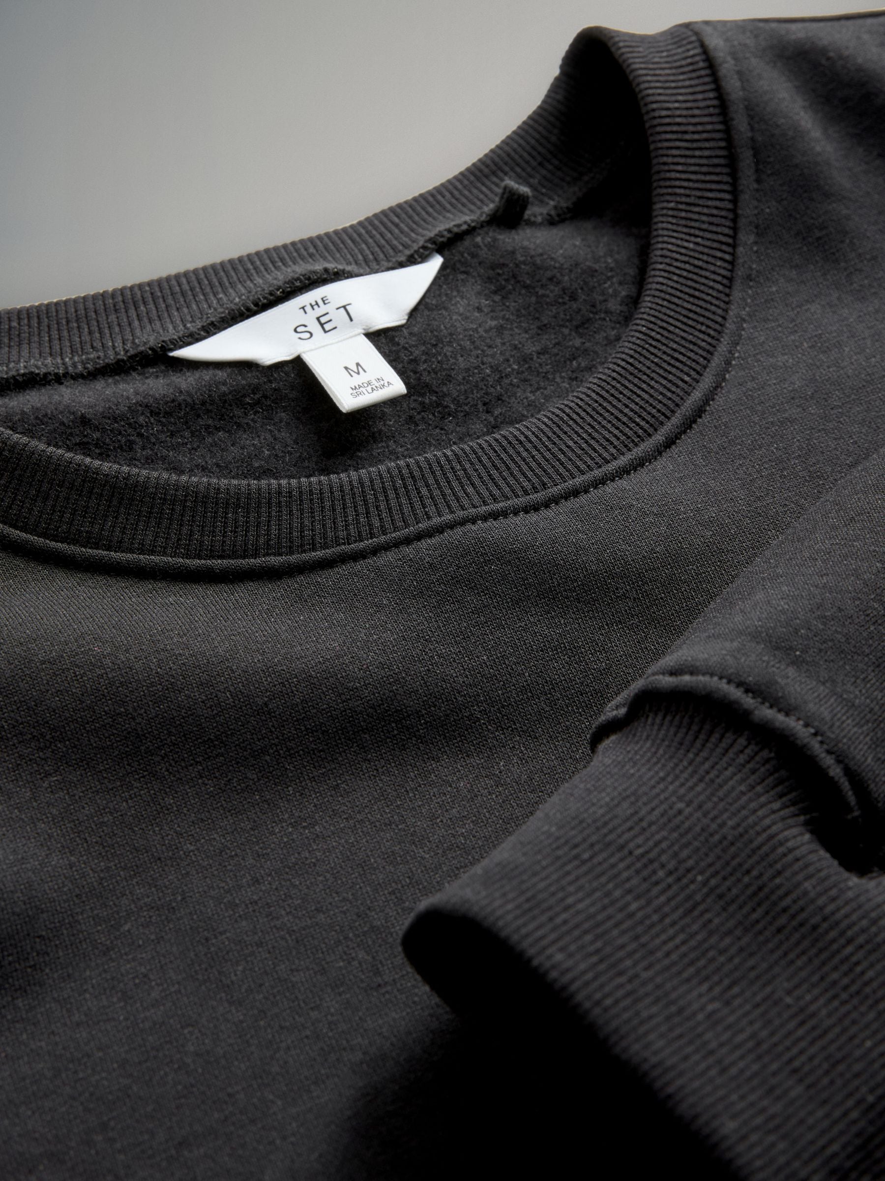 ennoy CREW SWEAT SET UP (GRAY × BLACK) CARRYME/Ennoy Professional Crew Sweat Set Up Black White 25SS