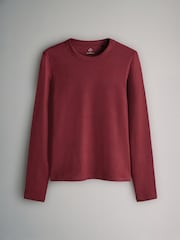 The Set Black/Berry/Khaki/Neutral 4 Pack Long Sleeve Ribbed T-Shirts - Image 3 of 7