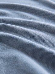 The Set Cream/Navy/Light Blue/Brown/Stripe 5 Pack Scoop Neck Ribbed Vests - Image 8 of 8