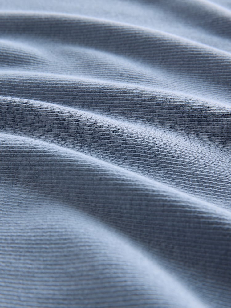 The Set Cream/Navy/Light Blue/Brown/Stripe 5 Pack Scoop Neck Ribbed Vests - Image 8 of 8