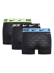 Nike Black Trunks 3 Pack - Image 2 of 3