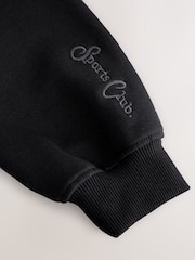 Black Zip Neck Sweatshirt (3-16yrs) - Image 8 of 9