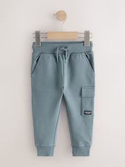 Black/Grey Marl/Tan Brown Skinny Fit Joggers 5 Pack (3mths-7yrs) - Image 5 of 9