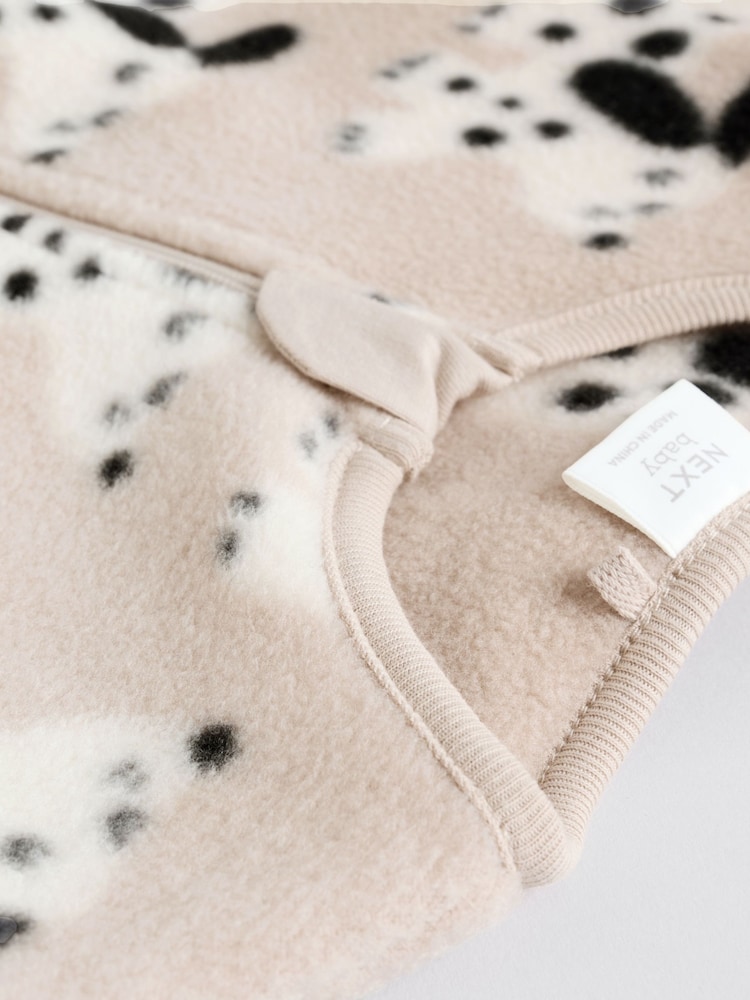 Pyjama Bébé Garçon Micro-Polaire - Lot De 2 - Fermeture Éclair Double Sens - Gris - Taille 6 Mois (NEXT)