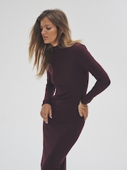 The Set Multi 3 Pack Long Sleeved Ribbed Roll Neck Dresses - Image 7 of 11