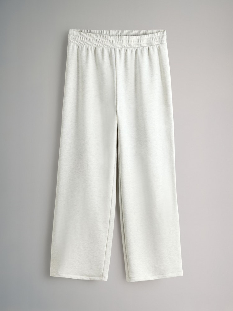 The Set Taupe Brown/Pink/Grey Marl 3 Pack Wide Leg Joggers - Image 2 of 4 The Set Taupe Brown/Pink/Grey Marl 3 Pack Wide Leg Joggers - Image 2 of 4