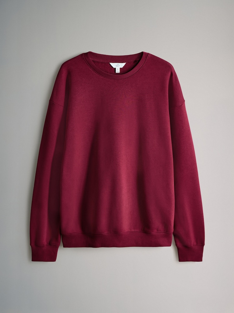 The Set Red 2 Pack Crew Neck Sweatshirts and Wide Leg Joggers Set - Image 2 of 5 The Set Red 2 Pack Crew Neck Sweatshirts and Wide Leg Joggers Set - Image 2 of 5