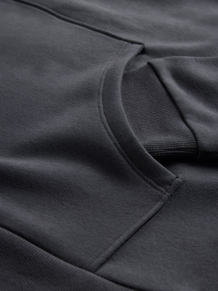 The Set Charcoal Grey/Light Grey 2 Pack Relaxed Hoodie - Image 5 of 5