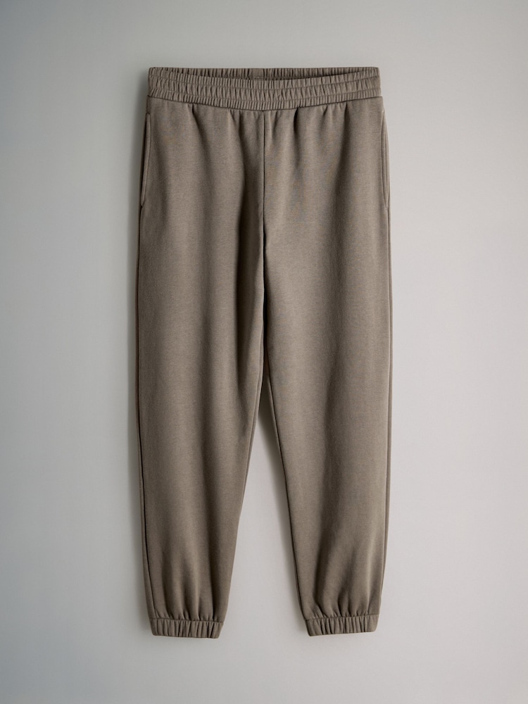 The Set Khaki Green/Taupe Brown 2 Pack Cuffed Joggers - Image 2 of 5