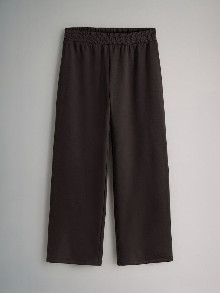 The Set Chocolate Brown/Taupe Brown / Cream 3 Pack Wide Leg Joggers - Image 2 of 3 The Set Chocolate Brown/Taupe Brown / Cream 3 Pack Wide Leg Joggers - Image 2 of 3