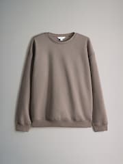 The Set Black/Light Brown/Khaki GReen 3 Pack Relaxed Crew Neck Sweatshirts - Image 2 of 6