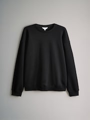 The Set Black/Light Brown/Khaki GReen 3 Pack Relaxed Crew Neck Sweatshirts - Image 4 of 6