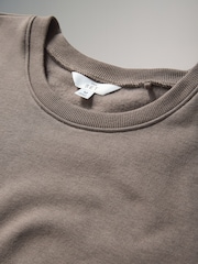 The Set Black/Light Brown/Khaki GReen 3 Pack Relaxed Crew Neck Sweatshirts - Image 5 of 6