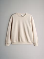 The Set Chocolate Brown/Taupe Brown/Cream 3 Pack Relaxed Crew Neck Sweatshirts - Image 2 of 6