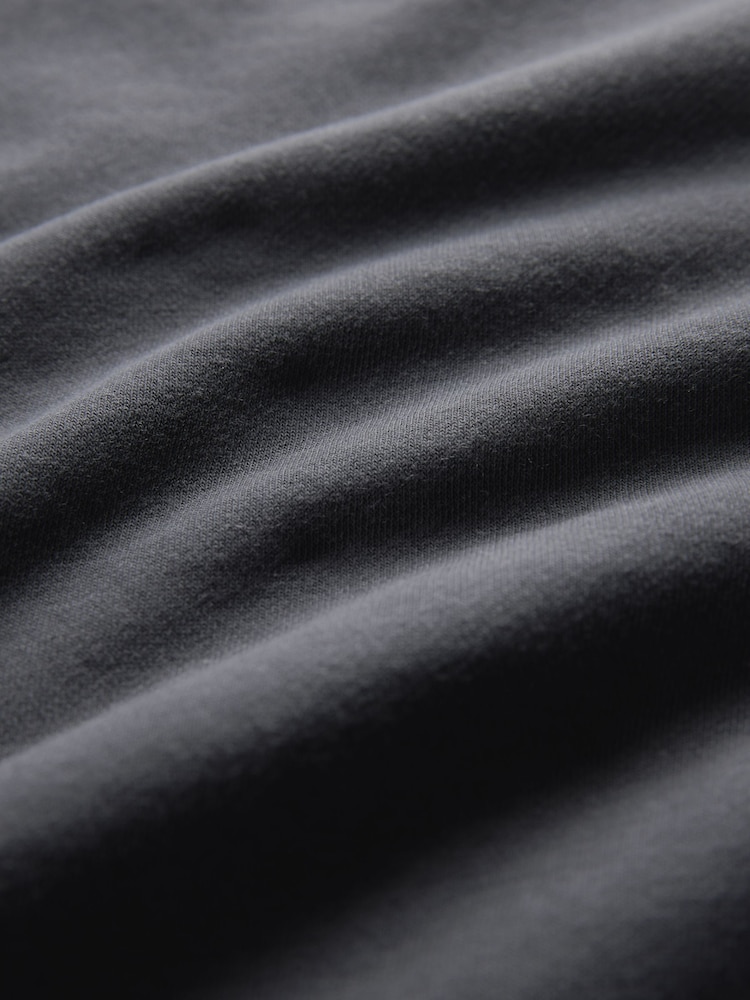 The Set Black/Charcoal Grey Marl 3 Pack Relaxed Crew Neck Sweatshirts - Image 6 of 6