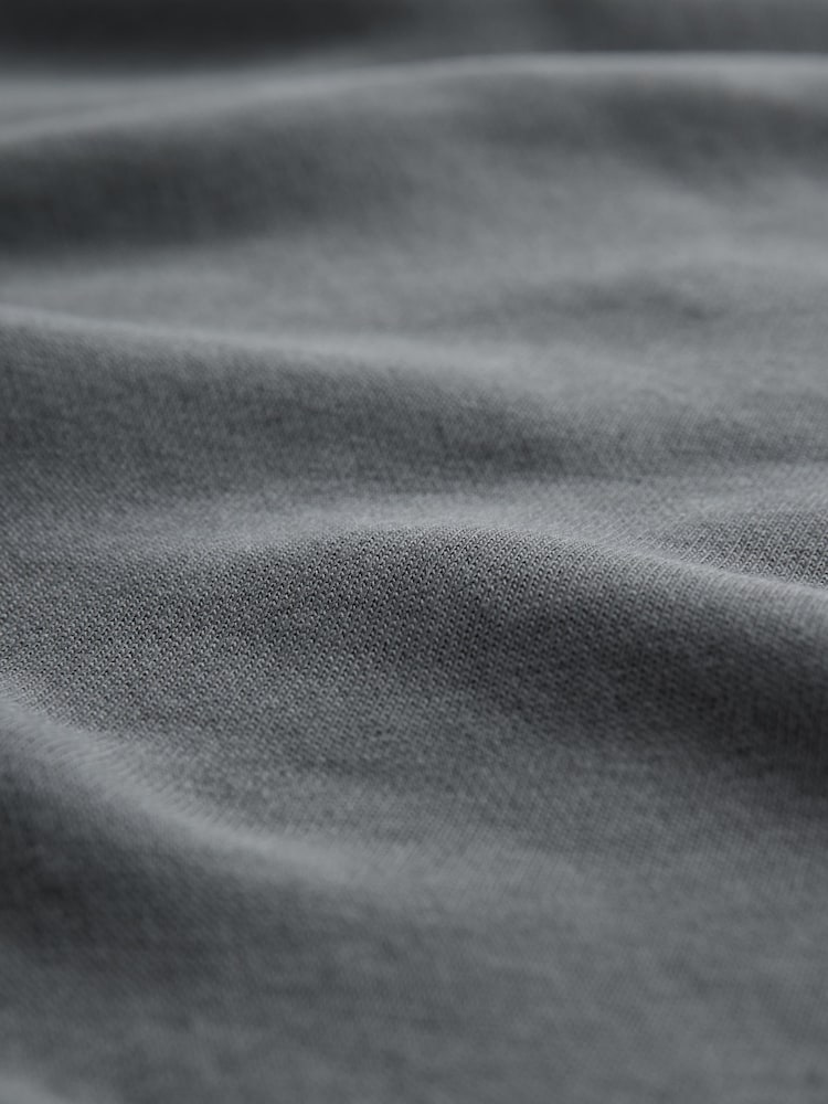 The Set Charcoal Grey 2 Pack Crew Neck Sweatshirt and Wide Leg Joggers Set - Image 5 of 5