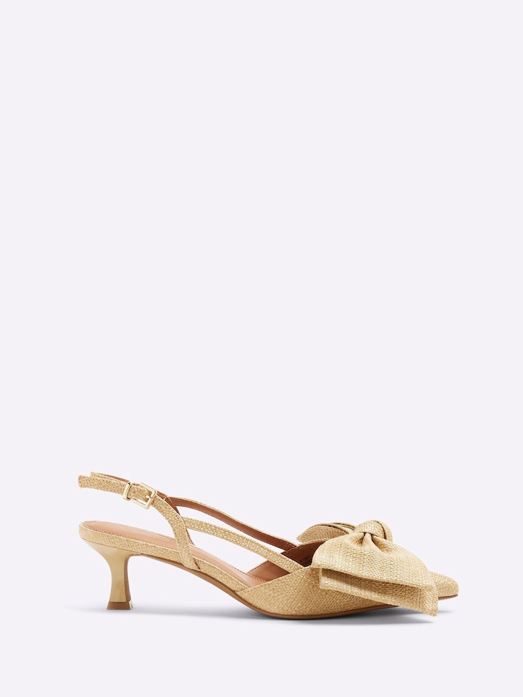 River Island širokega modela z odprto peto in pentljo - Slika 2 iz 6