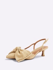 River Island širokega modela z odprto peto in pentljo - Slika 3 iz 6