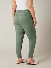 Evans Green Tapered Joggers - Image 3 of 4