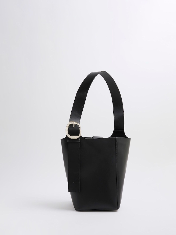River Island Leather Bucket Bag - Image 2 of 6