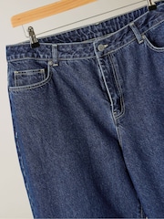 Evans Blue Premium Wide Leg 100% Cotton Jeans - Image 5 of 5