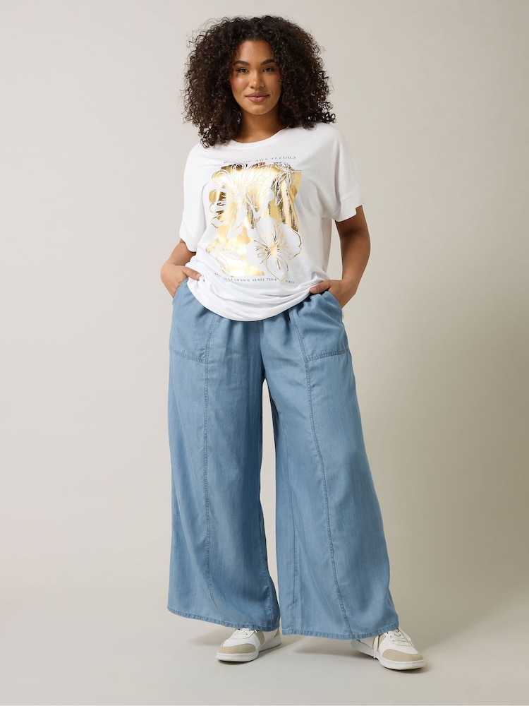 Брюки Evans Blue Washed Tencel - Image 3 of 3