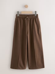 Chocolate Brown Wide Leg Joggers (3-16yrs) - Image 1 of 4