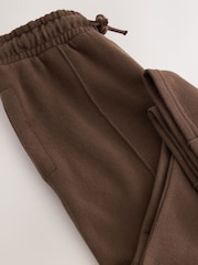 Chocolate Brown Wide Leg Joggers (3-16yrs) - Image 4 of 4