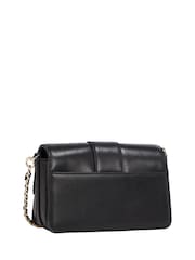Tommy Hilfiger Black Heritage Leather Cross-Body Bag - Image 2 of 5