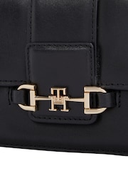 Tommy Hilfiger Black Heritage Leather Cross-Body Bag - Image 4 of 5