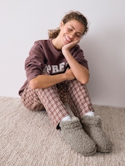 Grey Borg Slipper Boots - Image 1 of 9