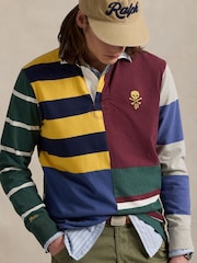 Polo Ralph Lauren Red Long Sleeve Rugby Sweatshirt - Image 5 of 7