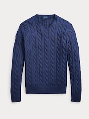Polo Ralph Lauren Blue Long SLeeve Driver Long SLeeve Pullover Jumper - Image 6 of 7
