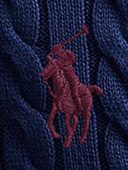 Polo Ralph Lauren Blue Long SLeeve Driver Long SLeeve Pullover Jumper - Image 7 of 7