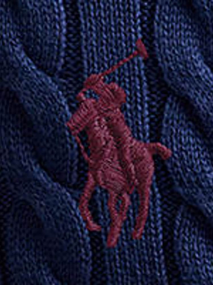 Polo Ralph Lauren Blue Long SLeeve Driver Long SLeeve Pullover Jumper - Image 7 of 7