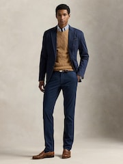 Polo Ralph Lauren Blue Flat Trousers - Image 1 of 6